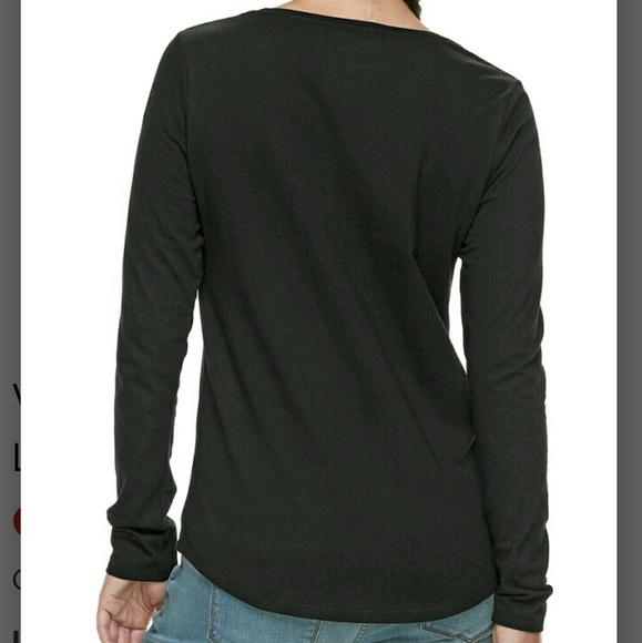 NWT Blue Green Long Sleeve Crewneck SONOMA - Picture 3 of 6